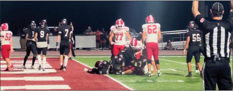 The Kignston Redskins beat the Atoka Wampus Cats 54-20 on September 22. Courtesy photo