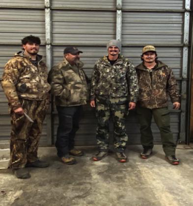 Courtesy photos Jarren Williams' team (pictured left) won the ugly dog side pot and Holden Bell's team (pictured right) won the armadillo side pot.