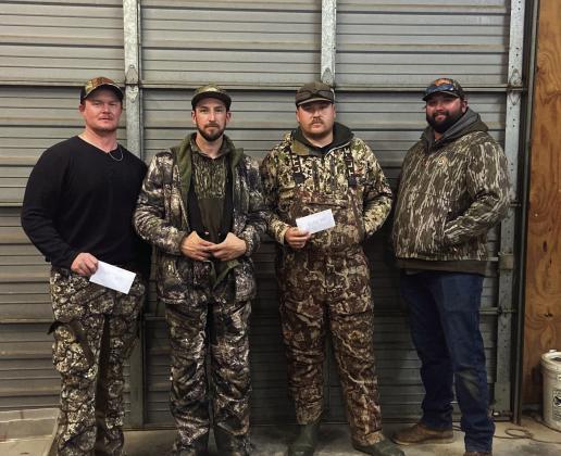The Lebanon Fire Department held their annual Coyote Hunt competition on January 18. There were 11 teams that entered and enjoyed a chili supper. First place winners and Big Dog were Zach Phillip's team. Courtesy photos