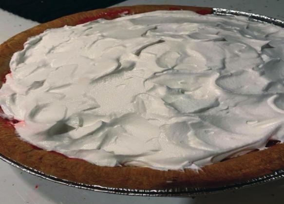Tom Stewart This grapefruit pie was made using Pa Cooper’s recipe.