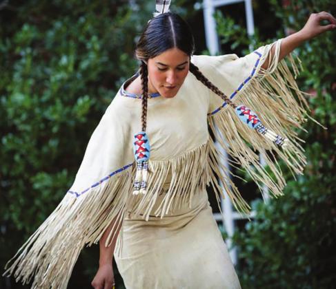 In a feature film created by Chickasaw Nation Productions, Q’orianka Kilcher portrays Te Ata, one of the greatest First American performers of all time. Courtesy photo