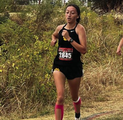 Yadira Barbosa took 5th place at the state cross country meet. Courtesy photo