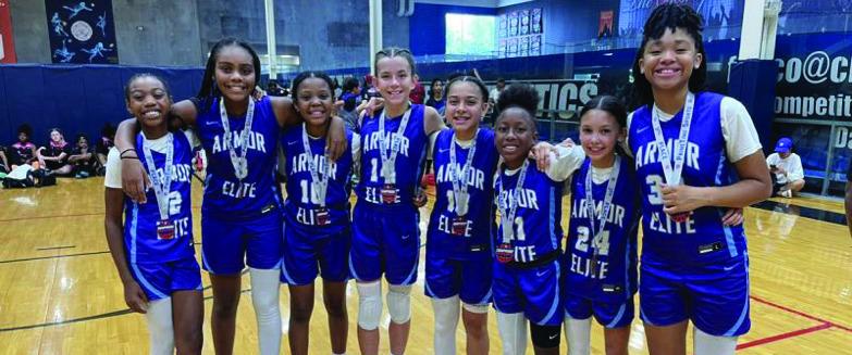 Brooke Saunders, Mia Knight, Londyn Boone, Emery Powell, Izabella Davis, Zaiyah Uduezue, Finley Steen and Deonni Stewart. Courtesy photo