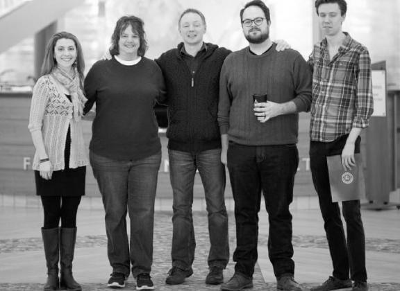 Courtesy Photo The Irish folk group RUNA arrives Jan. 30 at the Choctaw Nation Headquarters in Durant. From left, are Shannon Lambert-Ryan, Cheryl Prashker, Fion&amp;#x00E1;n de Barra, Caleb Edwards and Jake James.