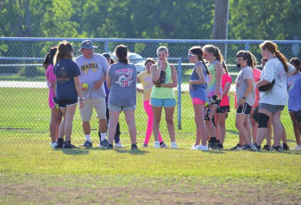 IN PHOTOS: Madill Middle School Lady Wildcats hold first summer practice
