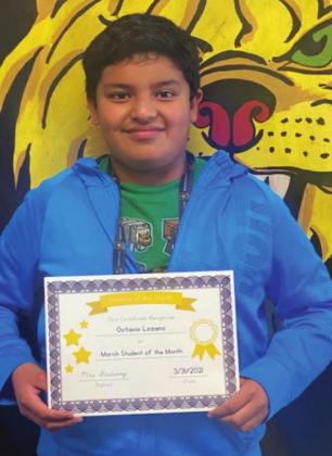 Madill Students of the Month
