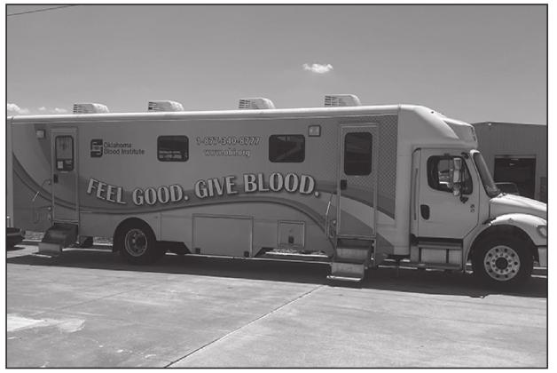 The Oklahoma Blood Institute hosted a blood drive on July 7. Gary Jackson