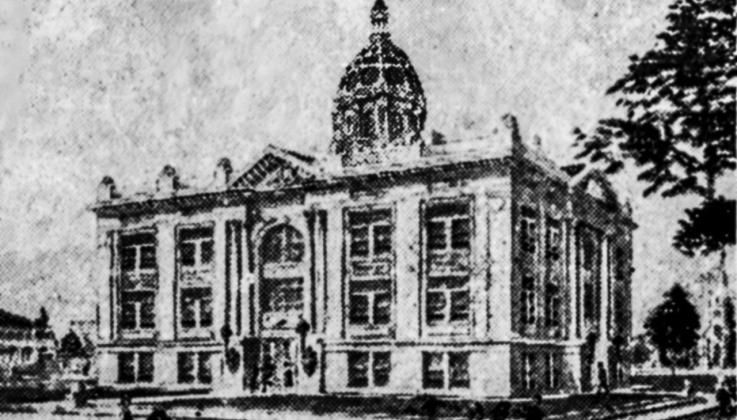 The courthouse was originally designed by the architects hired by the Courthouse Design Committee. Courtesy photo
