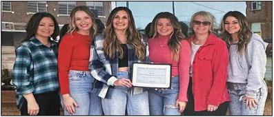 The Jem received January's Pride of Madill Award from the Madill Beautification Committee. Courtesy photo