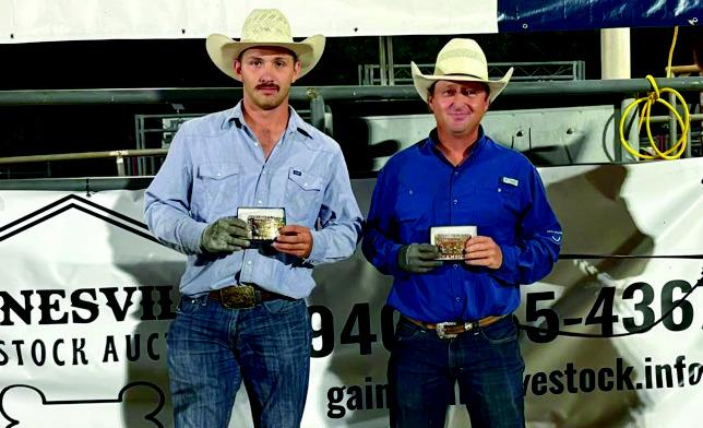 Winners in rodeo contests