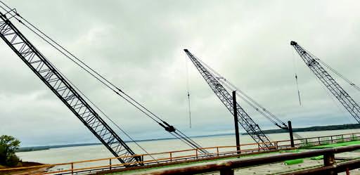 ODOT said construction of the new Willis Bridge is expected to be completed by Spring 2023. Leslie Mowles • The Madill Record