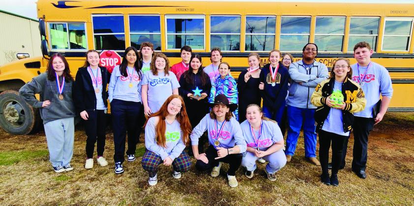 MHS Speech Team qualifies in tournament