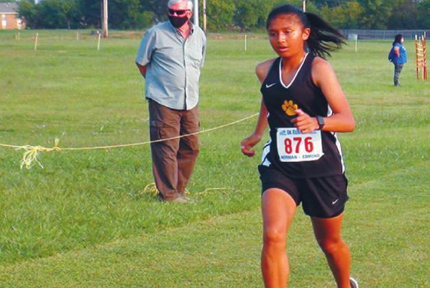 Isabel Sanchez took fifth place with a 12:44 time during the Ok Runner Classic in Norman on September 19, 2020. Courtesty photo