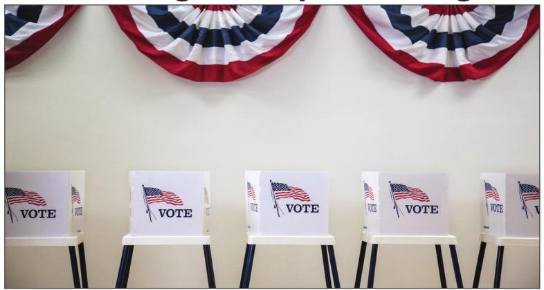 Political signs are protected under the Constitution unless they are deemed a danger. Courtesy photo