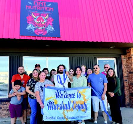 The MC Chamber held two ribbon cuttings on October 21 for the Flying S Company, pictured above and ONI Nutrition, pictured right. Courtesy photos