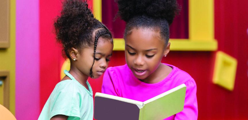 Reading books sparks the reader's imagination and other helpful cognative actions. Courtesy photo