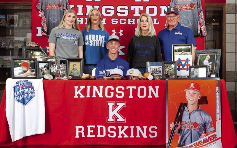 KHS senior, Ewan Weaver, signed to be on the shooting sports team for Murray State College. Courtesy photos