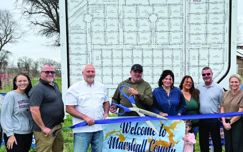 The Marshall County Chamber of Commerce held a ribbon cutting for McHatton Ranch Estates on March 10 to welcome them to the chamber. Courtesy photo