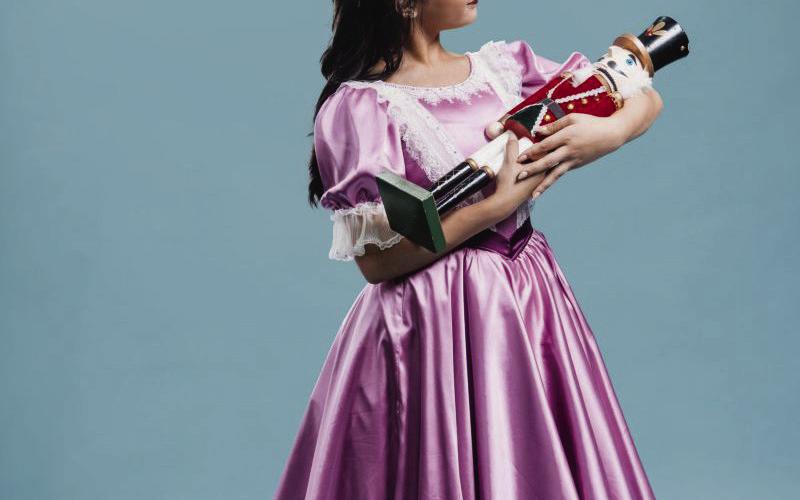 Maycie Simmons as Clara in “Edmond’s Nutcracker.” Courtesy photo