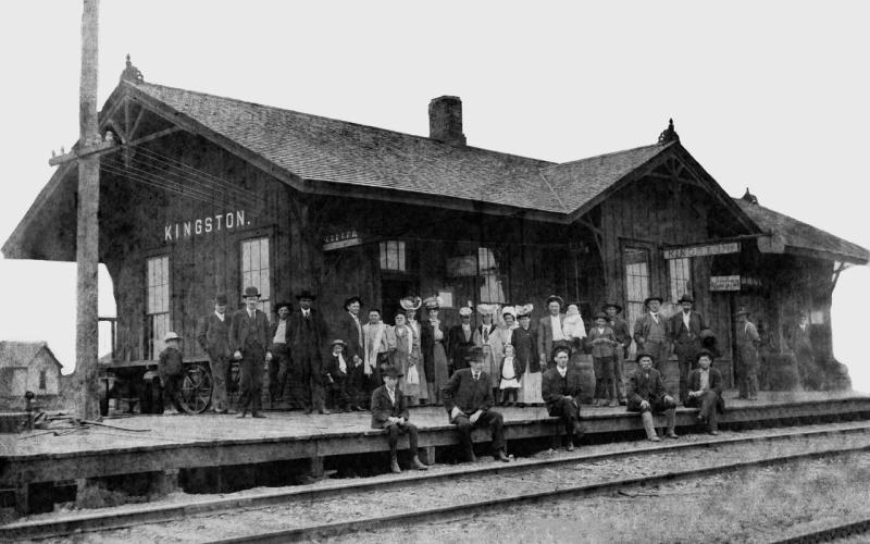 The Kingston Depot, circa 1907. Courtesy photo