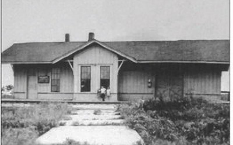 The Woodville depot. Courtesy photo