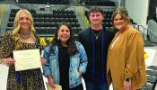 The 2023 recipients of the Mack Stafford Memorial Sand Bass Scholarship were Peyton Arnold and Tyner Rushing. Courtesy photo