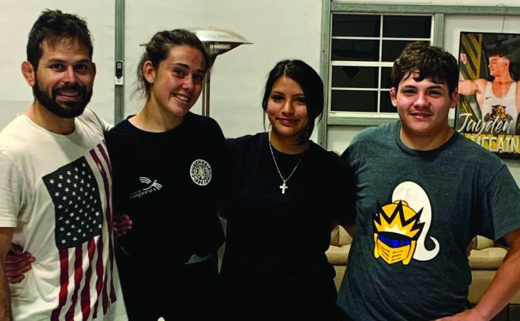 Ceci Garcia Robles with Peter Hammer, Janelle Mancillas and Bryce Culp. Courtesy photo